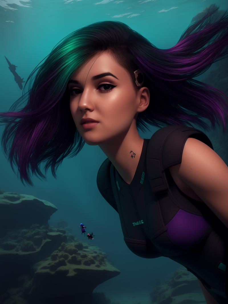 00438-4016766407-0321-_lora_Judy_0.7_ a girl, underwater city, deep dark ocean, green and purple hairs.png